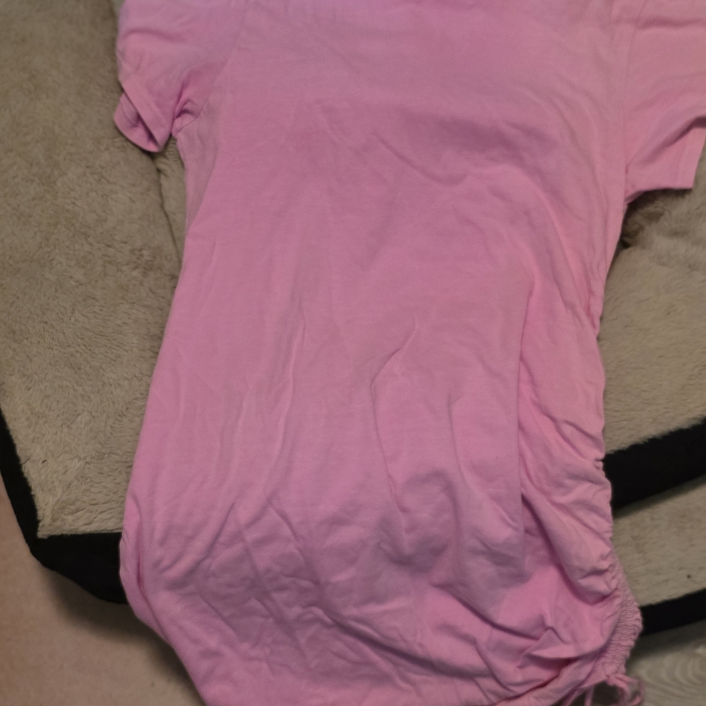 Pink TSHIRT DRESS Cotton T-Shirt